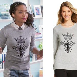 QUEEN BEE sweater as seen on TV show "Black-ish" size small